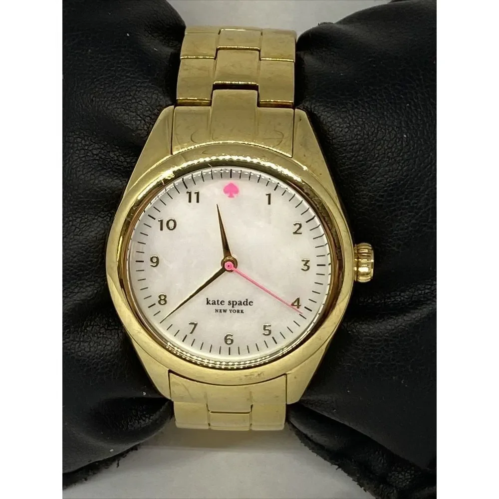 Kate Spade 0027 Women's Gold Stainless Steal Analog Dial Quartz Watch XX583